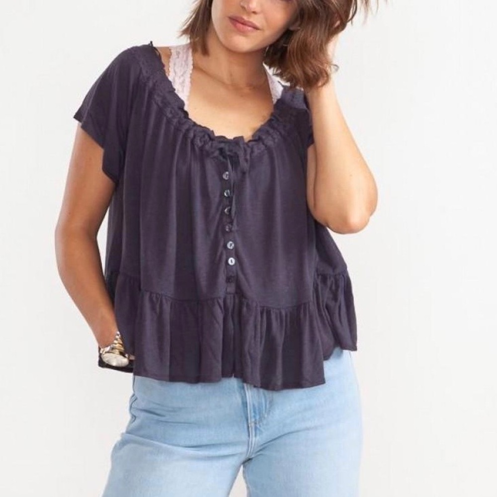 Free People Charlie Tee NWT